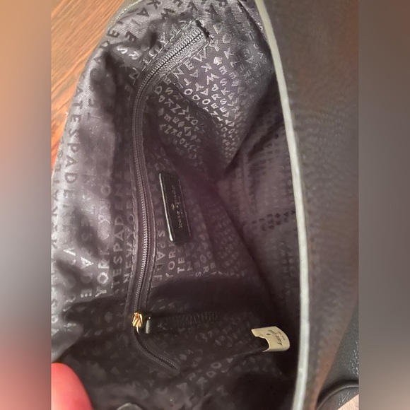 Black Kate Spade crossbody with tassel and gold hardware! - Picture 4 of 4